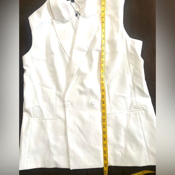 Express - white blazer vest - size L - Picture 7 of 7